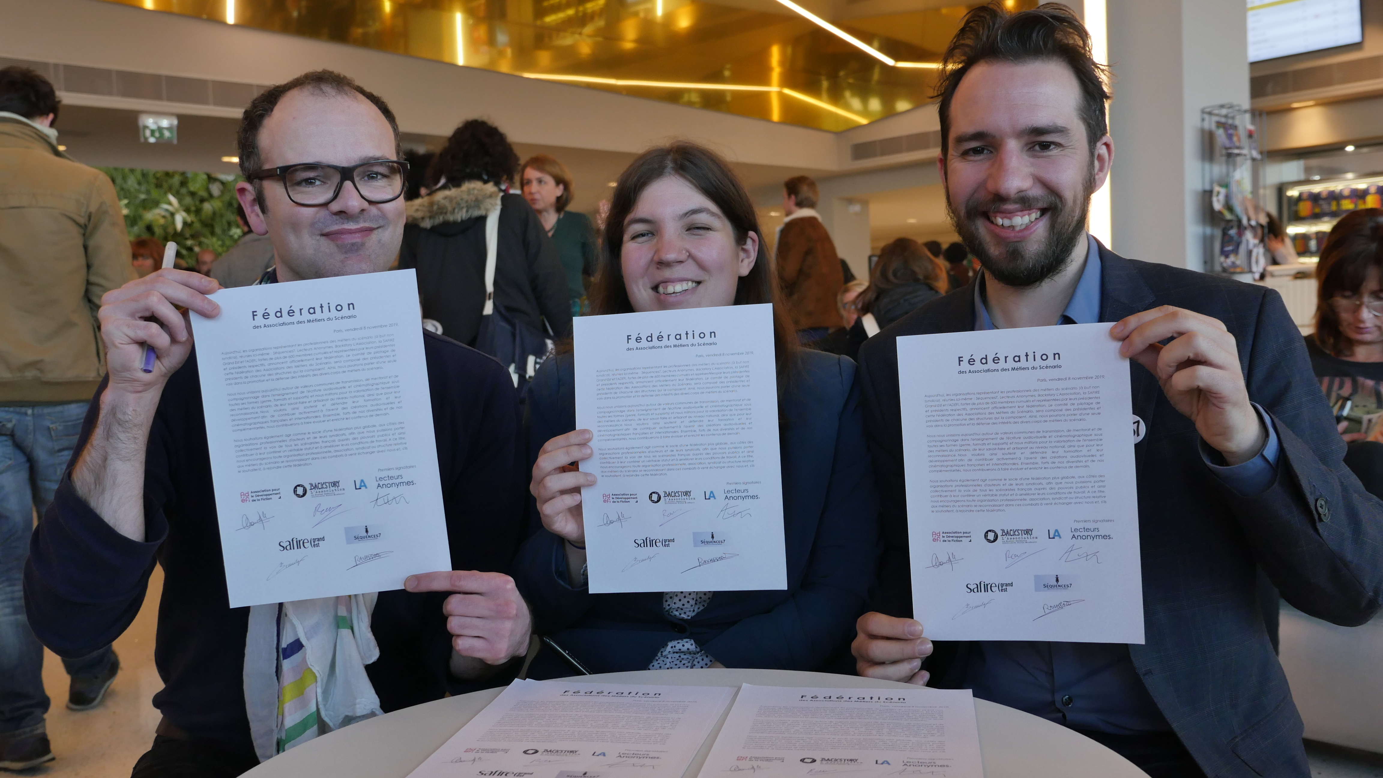 Création de la Fédération des associations des métiers du scénario !